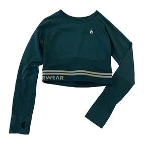 Women’s Ryder Wear Athletic Top Seamless Long Sleeve Cropped